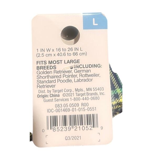 Boots and Barkley Plaid Collar for Large Dogs 16-26” L x 1” W NWT - Picture 4 of 4